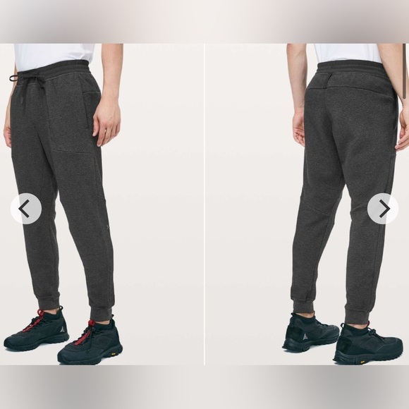 Lululemon Pants Mens Small 29”Heathered Black At Ease Jogger Athleisure Comfort - Picture 10 of 12